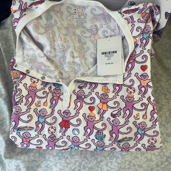 Roller Rabbit NWT Lido Newport Beach Pajamas Size Large - Picture 4 of 5